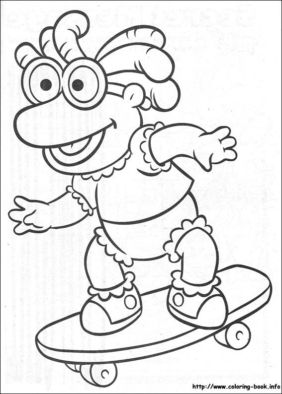 Muppet Babies coloring picture